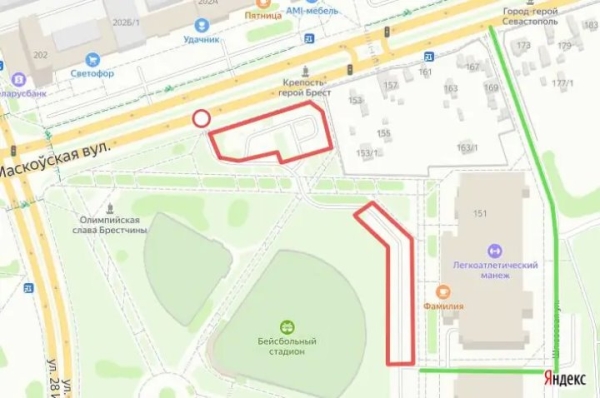 В Бресте на несколько дней ограничивают движение и парковку транспорта у легкоатлетического манежа В Бресте на несколько дней ограничивают движение и парковку транспорта у легкоатлетического манежа