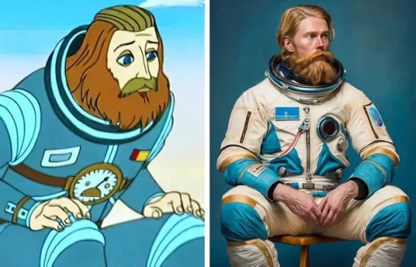 Нейросеть нарисовала героев советских мультфильмов в виде реальных людей. Смотрите, что получилось