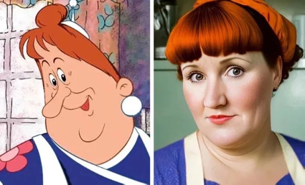 Нейросеть нарисовала героев советских мультфильмов в виде реальных людей. Смотрите, что получилось