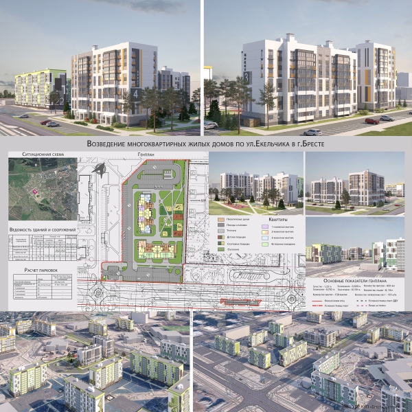 В Бресте на Екельчика будут строить жилые многоэтажки. Общественное обсуждение