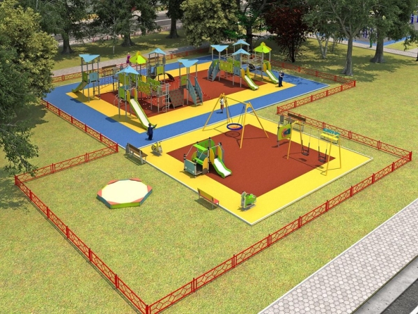 В одном из городов Брестской области строят детскую площадку и пространство для воркаута