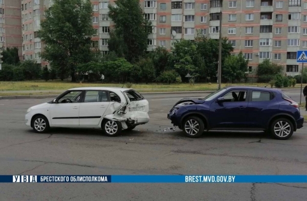 Стало известно, как произошло сегодняшнее ДТП в Бресте на ул. 28 Июля