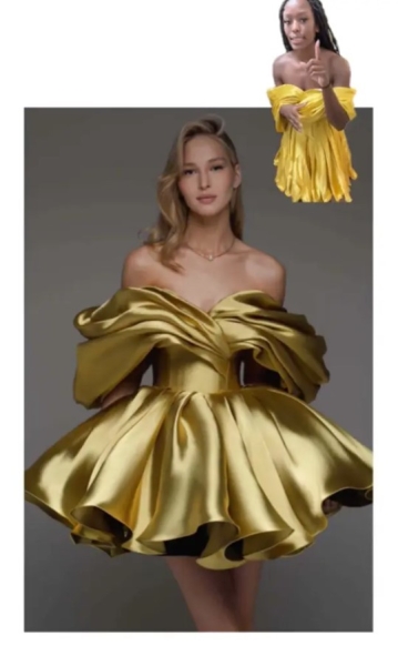 Девушка заказала онлайн блестящее вечернее платье и ужаснулась полученному товару Девушка заказала онлайн блестящее вечернее платье и ужаснулась полученному товару